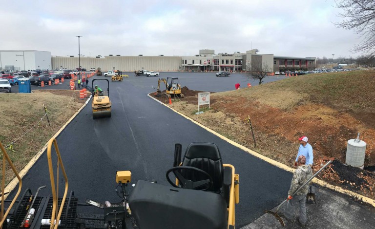 Parking lot overlay