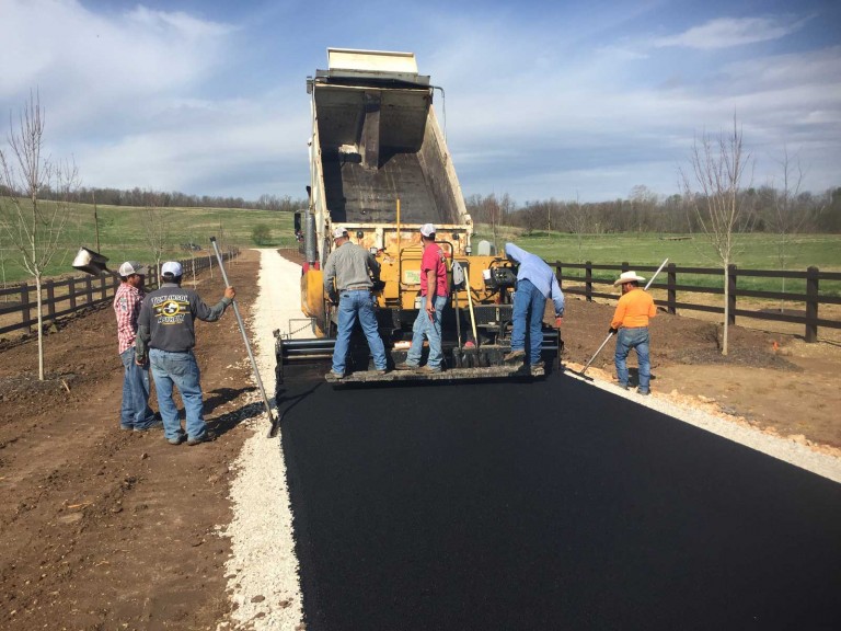 Driveway paving
