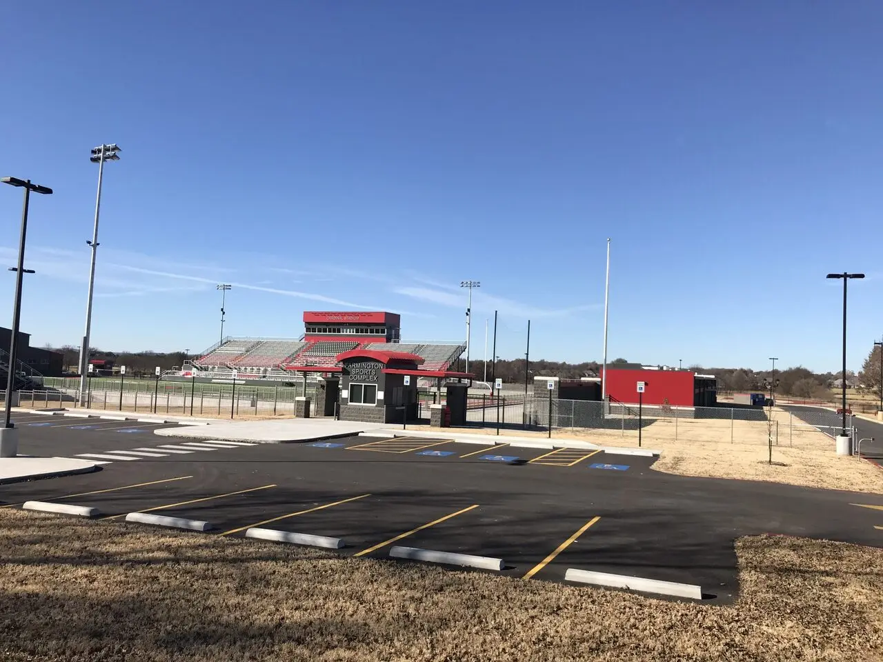 Farmington High School Sports Complex Parking Lot Paving, Farmington, AR